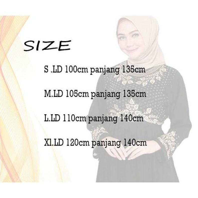 murah abaya hitam turkey 270 couple gamis syari arabian (busui)