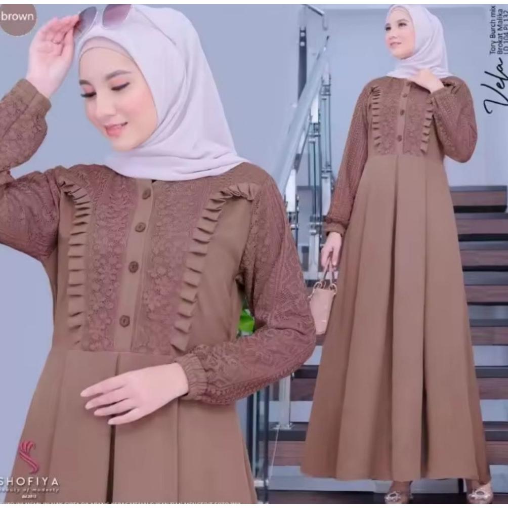 WAJIB PUNYA RAMADHAN SALE GAMIS WANITA KOMBINASI BURKAT KRINGKEL AIR FLOW TERBARU//GAMIS WANITA MODI
