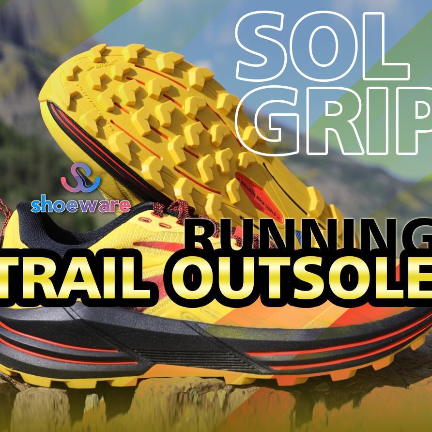 Outsole Sepatu Running Trail Tracking Gunung Outdoor Sport Sol Tahan Lama