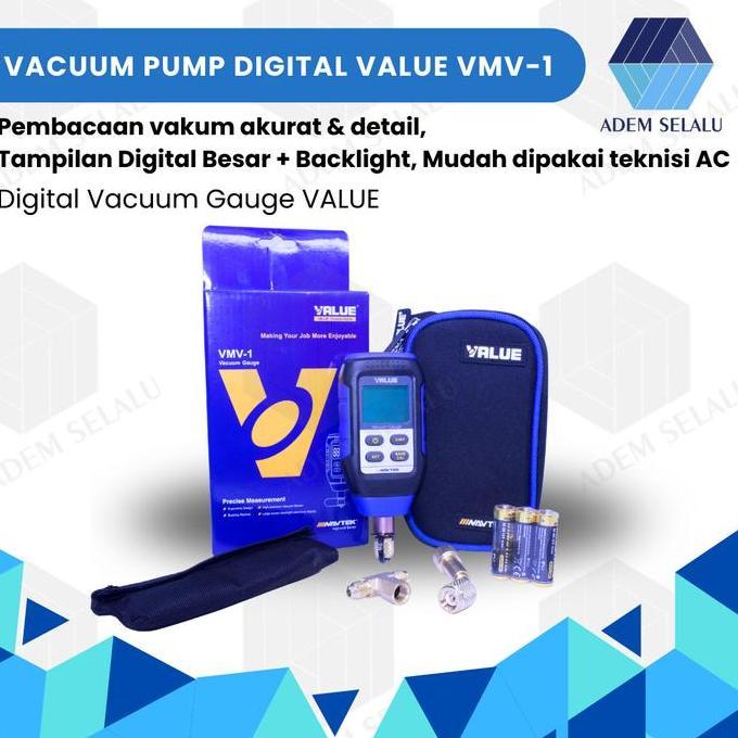 Dital Vacuum Gauge VALUE / Vacuum Pump Dital Value VMV-1