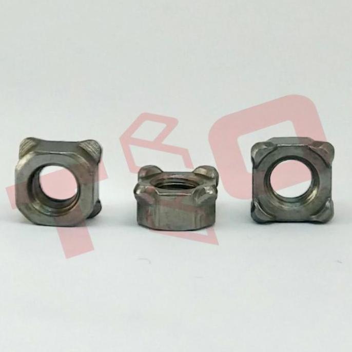 Mur Las M6 Mentah - Welding Nut M6 - Mur Kotak M6 - Mur Las 6mm