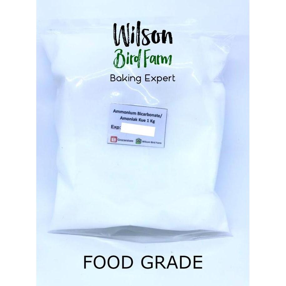Disc- Ammonium Bicarbonate / Amoniak Kue 1 Kg - Food Grade