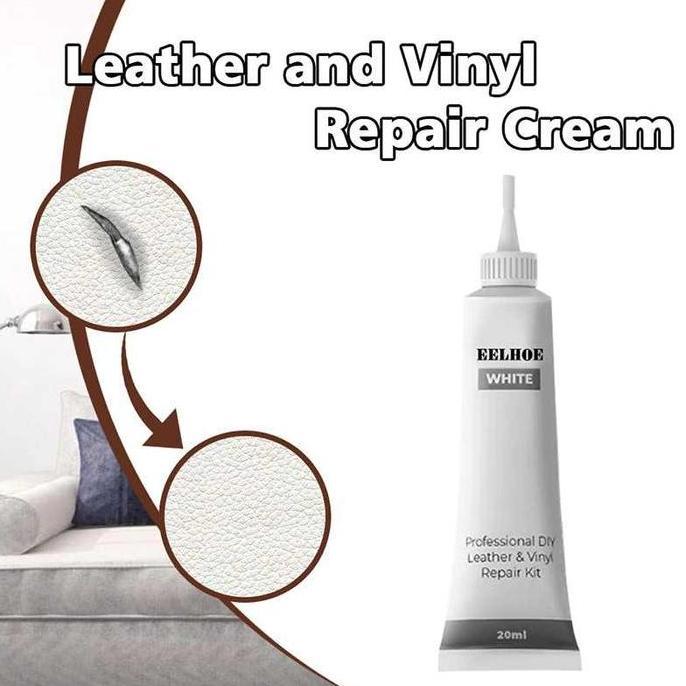 CIEN Krim Dempul Reparasi Kulit Mobil 20ml Perbaiki Retak & Sobek Jok Anda Putih