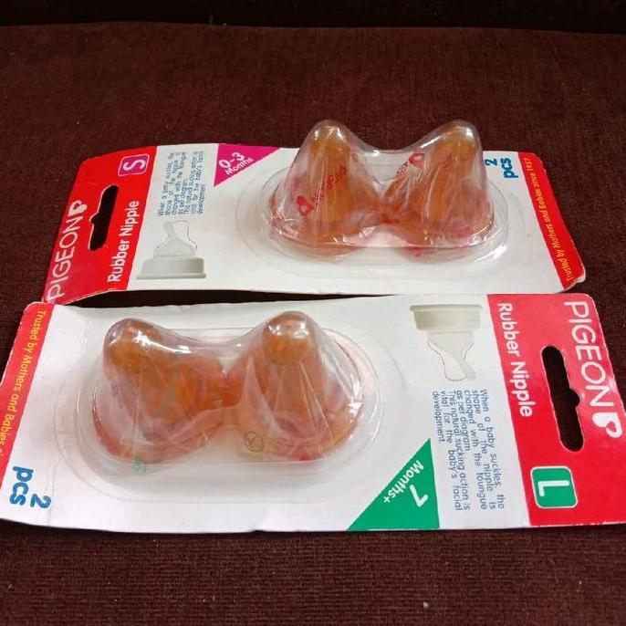 Pigeon Nipple Latex Dot Bayi Rubber