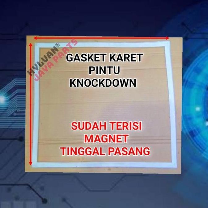 GASKET KARET PINTU FRIZER FREEZER BOX DAICHI KNOCK DOWN 70 X 55 CM PREMIUM