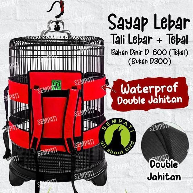 Tas Sangkar Murai Batu Sayap LEBAR DNR Sangkar Burung Murai Dan Kotak Tas Ransel Gendong Kandang Bur