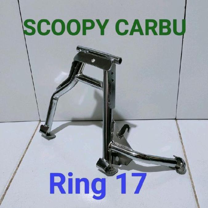 Standar Tengah / Standar 2 Chrome Scoopy Carbu Ring 17 Termurah