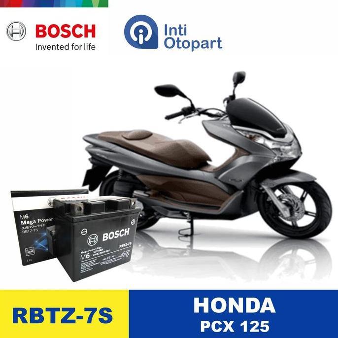 ACCU AKI MOTOR HONDA PCX 125 ORIGINAL BOSCH READY