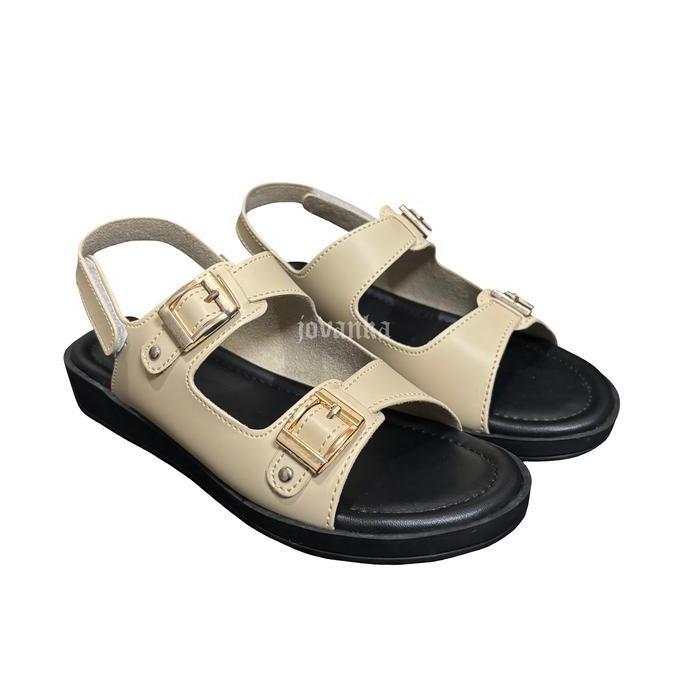 Shoes- Jovanka - Sandal Nita Kekinian Platform | Sepatu Sendal Tali Gesper - Alea