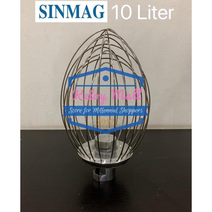 abrielmart- Mixer Sinmag 10 Liter SM-101 Aksesoris Whisk Whip Diskon