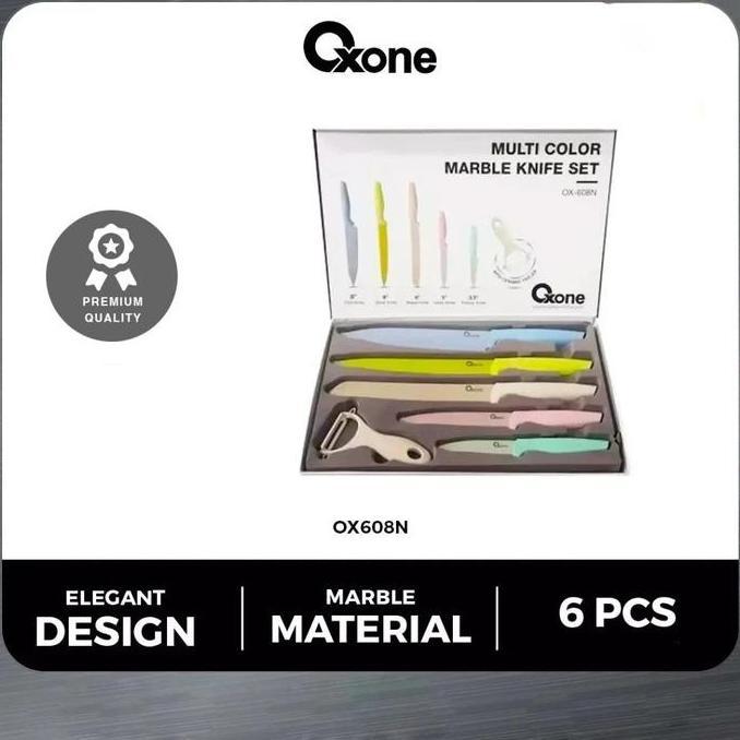 Oxone Pisau Dapur Multi Color OX-608N