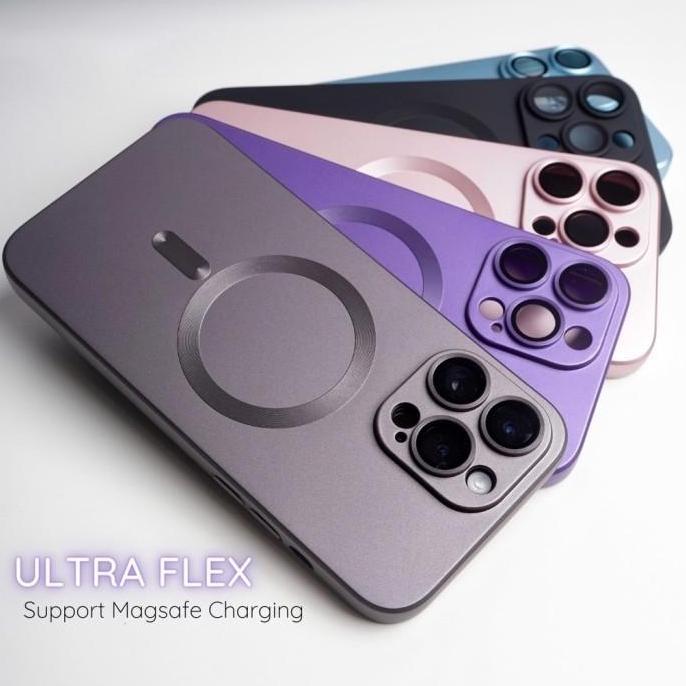 Case IPHONE 11 12 13 Pro Promax Magsafe Liquid Silicone Matte