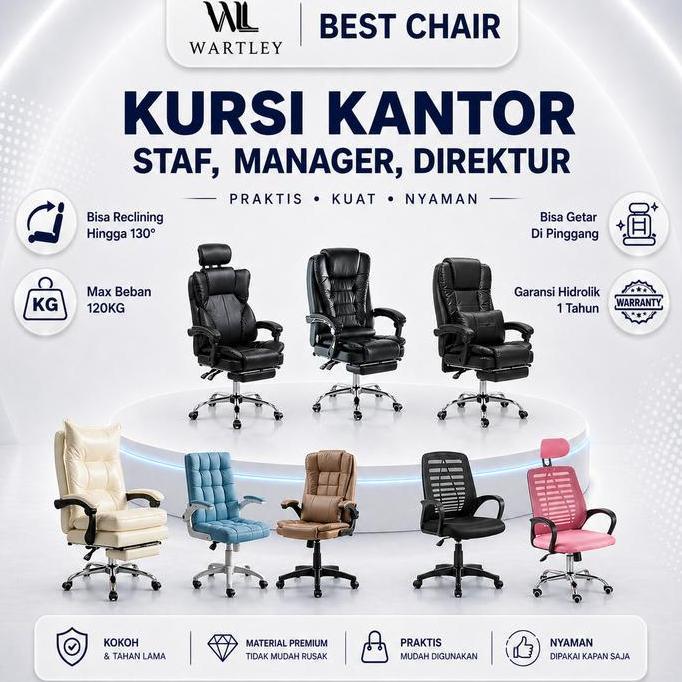 TERBARU - Kursi Direktur Kursi Kantor Premium Chair With Feature Massage