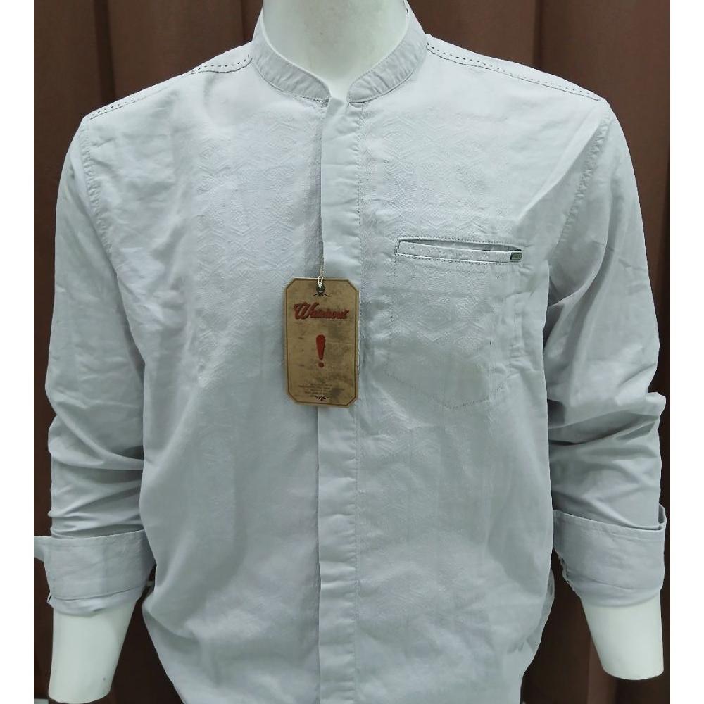 HOT DEALS PROMO KEMEJA KOKO WATCHOUT CASUAL LENGAN PANJANG REGULAR FITT ORIGINAL