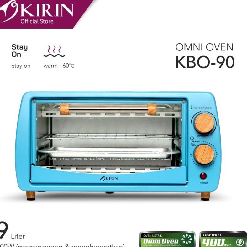 Oven Kirin Kbo 90 Omni Oven 9 Liter Low Watt Kbo 90M Kecil Mini 9 L Hemat Listrik