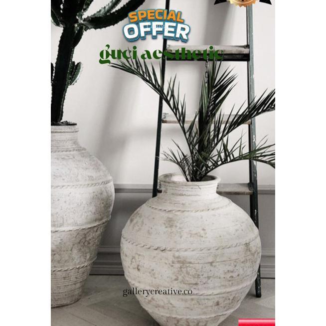 Guci Aesthetic- Vas Bunga Kering Besar