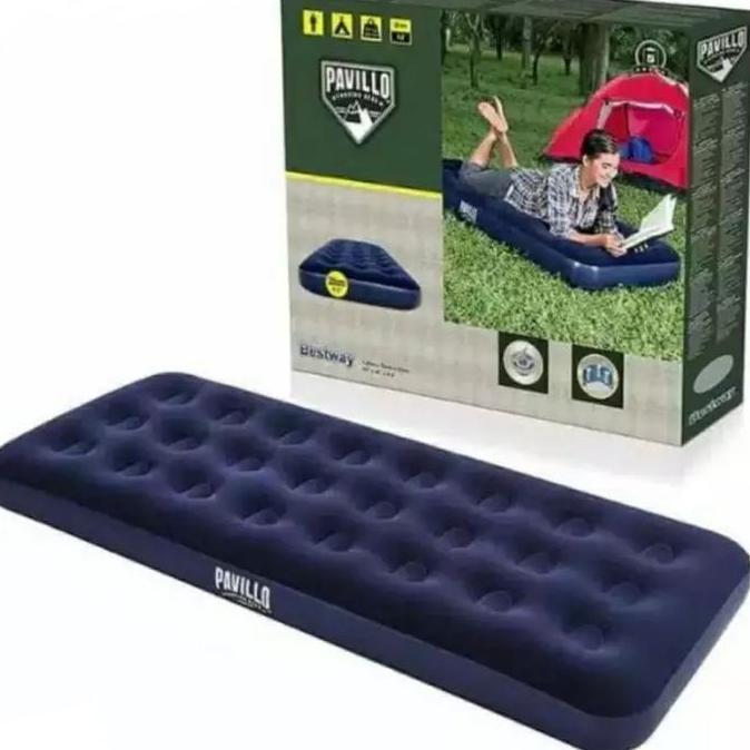 HEMAT BANGET - Kasur Tiup SINGLE Pompa Angin Bestway Pavillo
