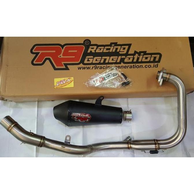 R9 Assen Black Stainless Kawasaki N250 FI 2016 (sensor)