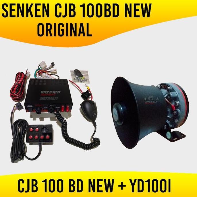 Sirine Patwal Senken CJB100BD + Speaker Senken YD100I MOTOR MOBIL