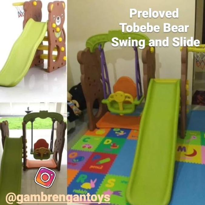 Jual Ayunan Perosotan Tobebe Bear Swing and Slide Bekas not Haenim