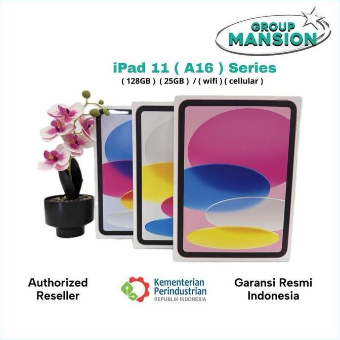 Apple iPad Gen 11 (A16) 11 128GB & 256GB wifi only Garansi Resmi IBox (TERBAIK) (TERBARU) (TERMURAH)