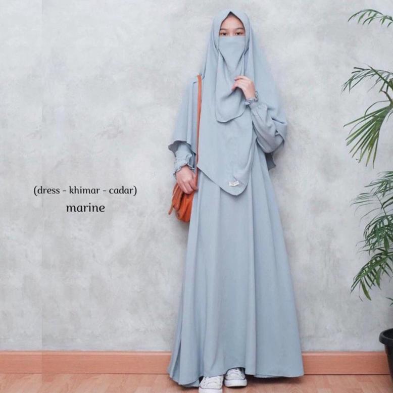 PROMO Araya Set ( Gamis + Hijab + Cadar )/EPIC/Gagil/Ninos