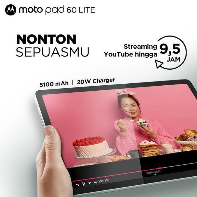 LENOVO MOTOPAD LITE HELIO G85 4GB 128GB eMMC 10.1" WUXGA SKY GREY (TERBAIK) (TERBARU) (TERMURAH)