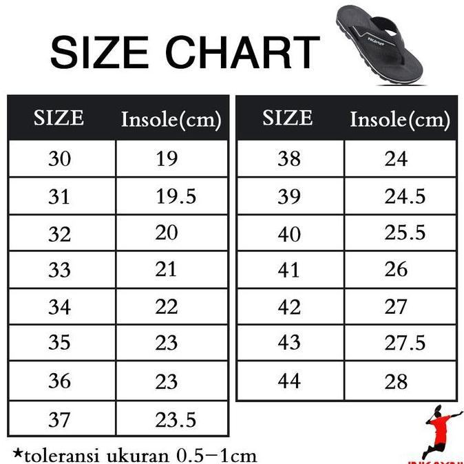 DV373 - sandal jepit hitam pria sandal selop anak anak anti selip empuk Size 30-44 sandal anak laki 