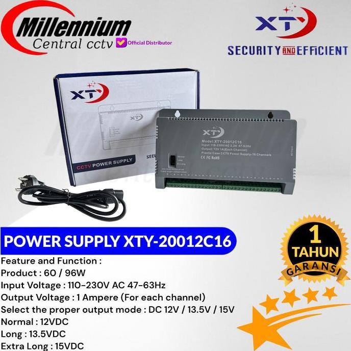 POWER SUPPLY CCTV 16 CHANNEL