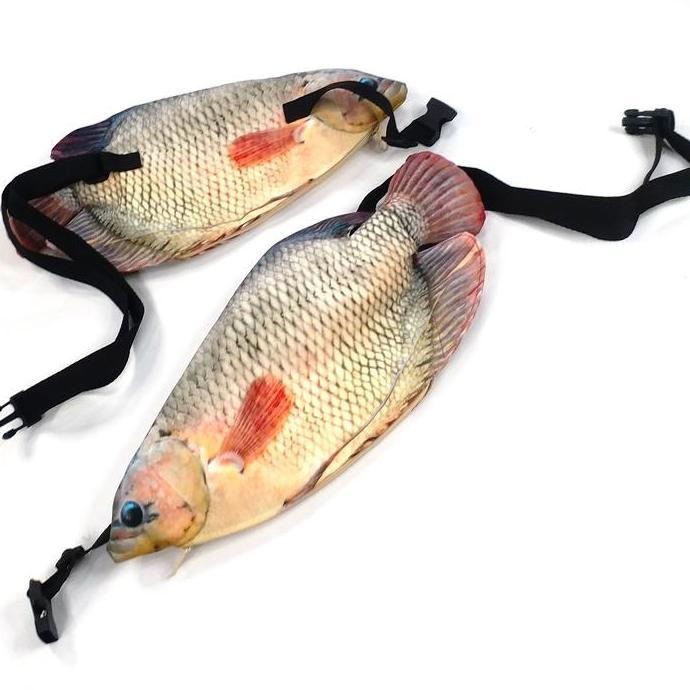 Tas Selempang Punggung Dada Ikan Gurame Gurami Untuk Travel Canvas Tas Buckle Bumbag JS