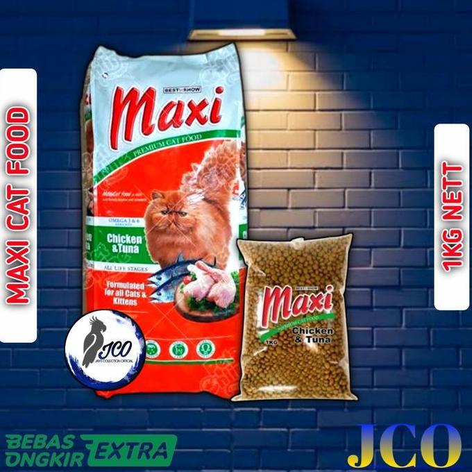 Maxi Cat Food 1Kg Makanan Kucing Maxi Cat Food