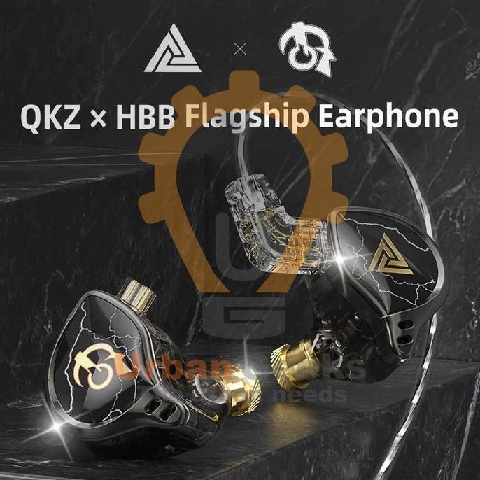 Geluid- Qkz X Hbb Titanium Coated Diaphragm Driver Hifi Earphones With Mic