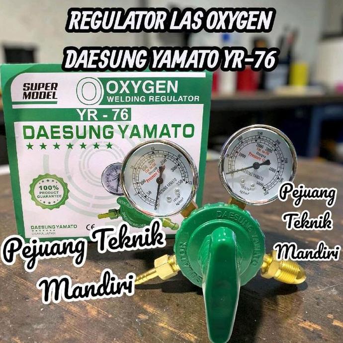 New- Regulator Las Oxygen Yamato Yr 76 / Regulator Gas Oksigen Yamato Yr76