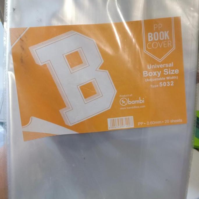 New- Sampul Buku Plastik Buki Campus 1 Pack