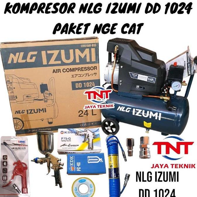 New- Kompresor Angin Listrik 1 Hp Izumi Dd 1024 / Air Compresor Izumi 1024