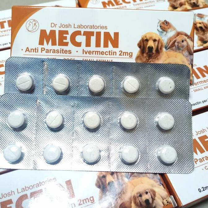 PROMO - MECTIN INVERMECTIN 10 BOX ISI 200 TABLET BUAT KUCING ANJING