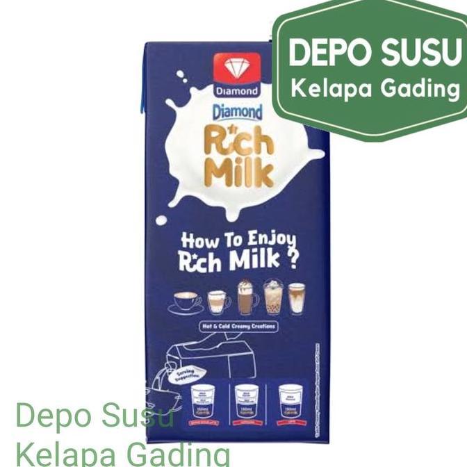 Youmilk- Diamond Rich Milk Uht 1000Ml | Great For Coffee Better Untuk Rch Foaming Campuran Kopi Idea