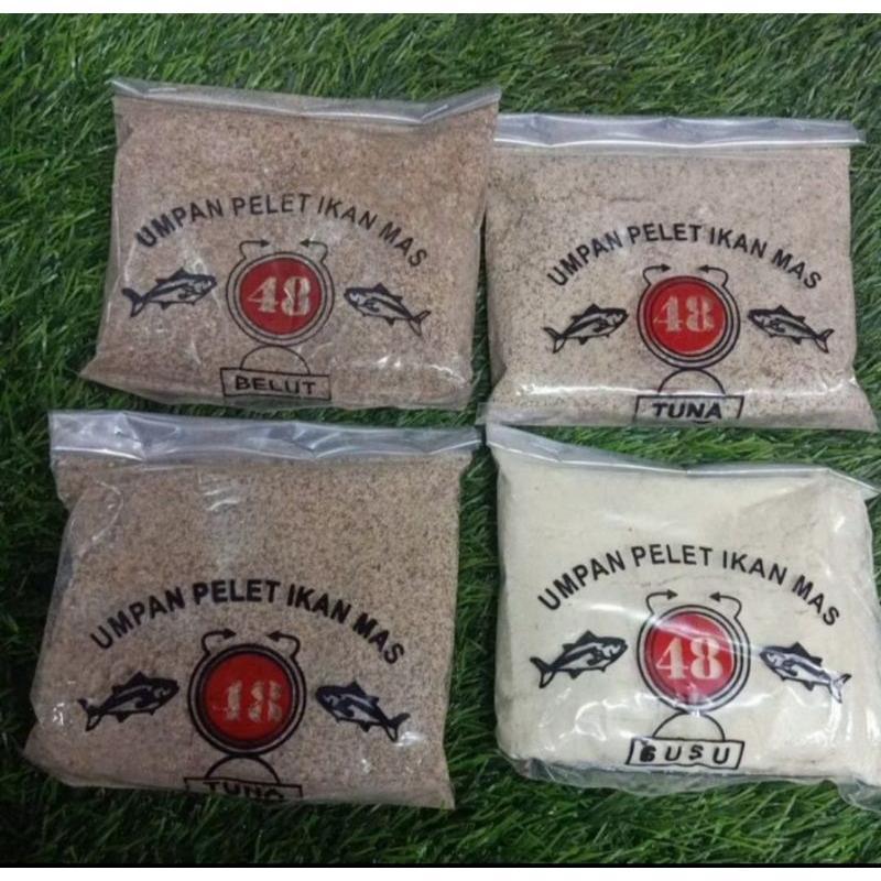 Pelet Ikan Pelet Mancing Ikan Emas Bawal Lele Mujaer Pelet 48 Tuna Udang Belut Susu