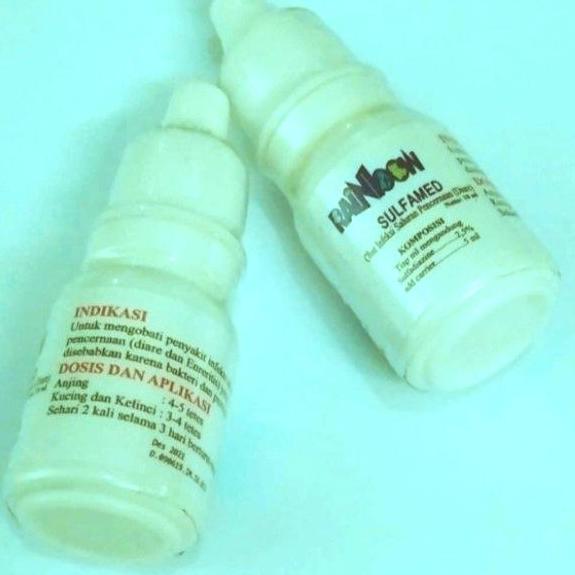 RAINBOW SULFAMED OBAT DIARE KUCING/ANJING/KELINCI - OBAT DIARE 10 ML BEST PRODUK