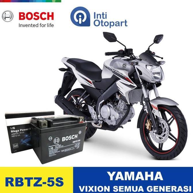 ACCU AKI MOTOR YAMAHA VIXION ORIGINAL BOSCH TERBATAS