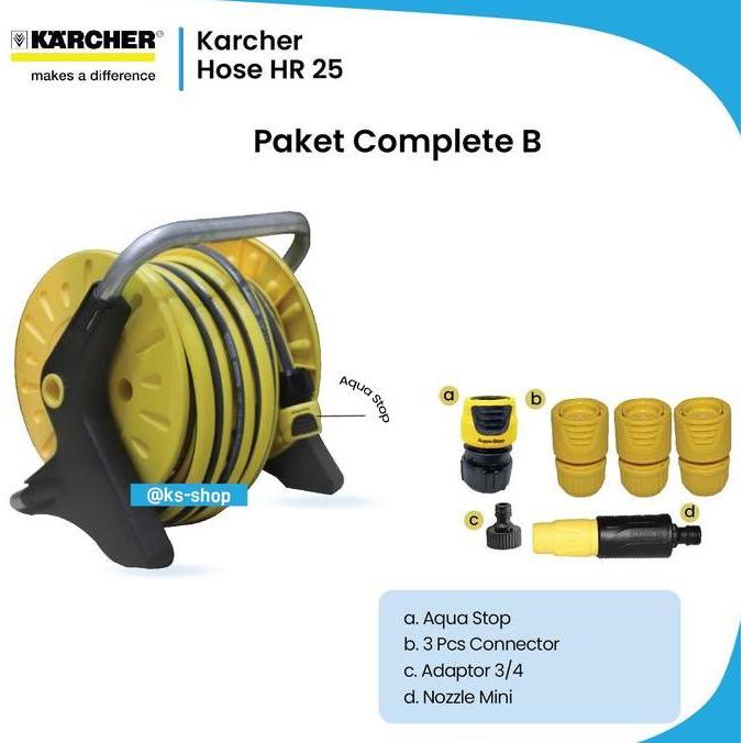 NEW Karcher Selang Air HR 25 | Karcher | Selang Air Karcher HR 25 | Selang Air 15M HR 25 | Paket B