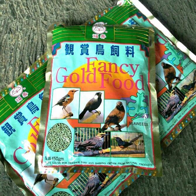 Voer/Pur Fancy Rumput Laut 450 Gr Fancy Gold Food Pakan Burung
