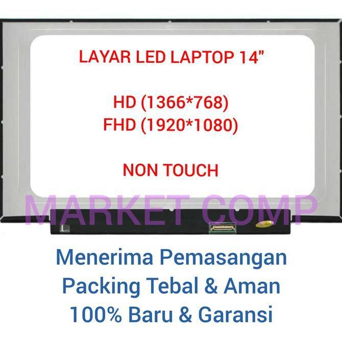 BEBAS ONGKIR - LAYAR LED LCD LAPTOP HP PAVILION HP 14 DV  14DV 14-DV 14-DV0000 14-DV1000 14-DV2000 1