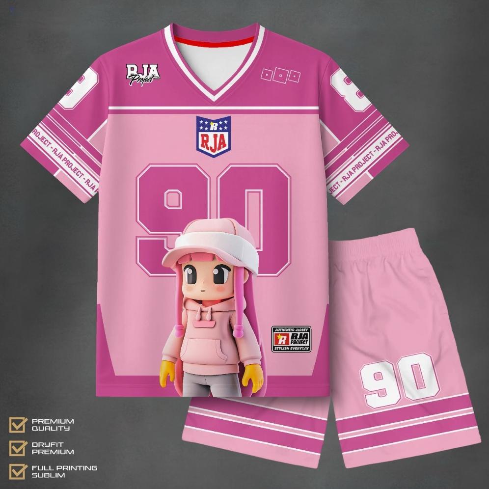 original setelan jersey anak laki-laki & perempuan | jersey anak terlaris | setelan baju bola anak d