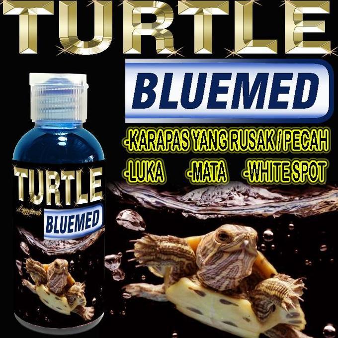 TURTLE BLUEMED PENGHILANG BINTIK PUTIH JAMUR OBAT HEWAN KURA-KURA AIR BRAZIL MENGOBATI INFEKSI KULIT