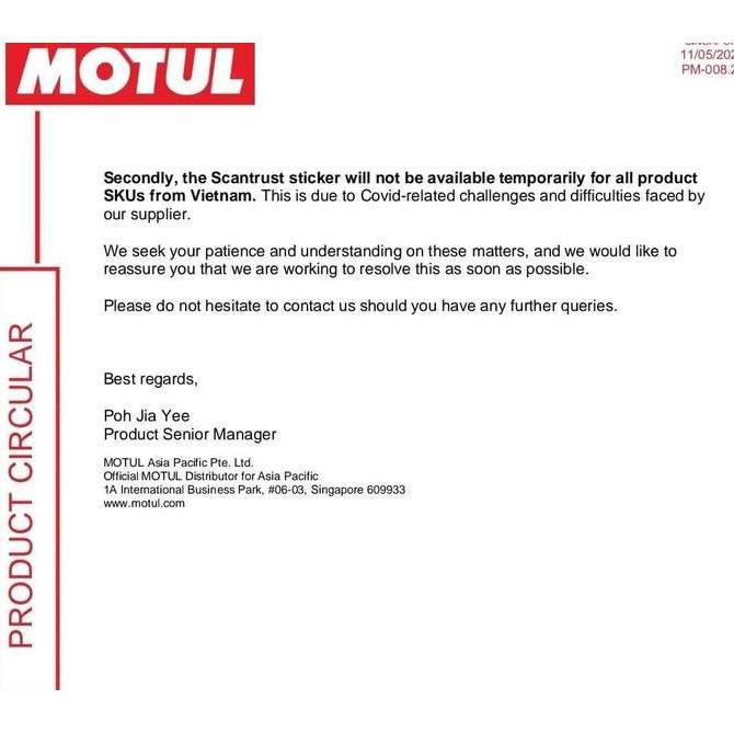Oil- New- Motul 7100 4T Full Synthetic