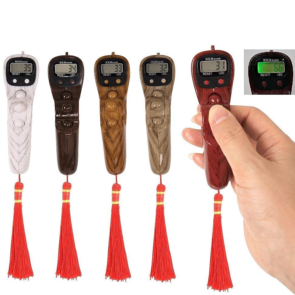 FLASH SALE Tasbih SXH Digital Kayu LED / Tasbih Zikir Kayu Led Modul- 2058 S