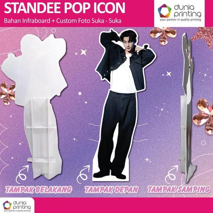 Standee Pop Icon / Standee Kpop / Human Stande Real Size