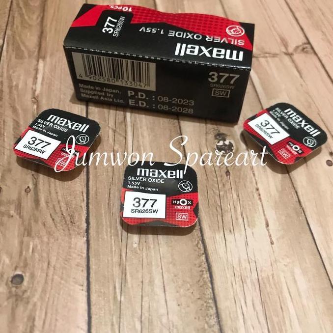 Baterai Maxell 377 SR626SW Original Baterai Maxell 626 Maxell 377