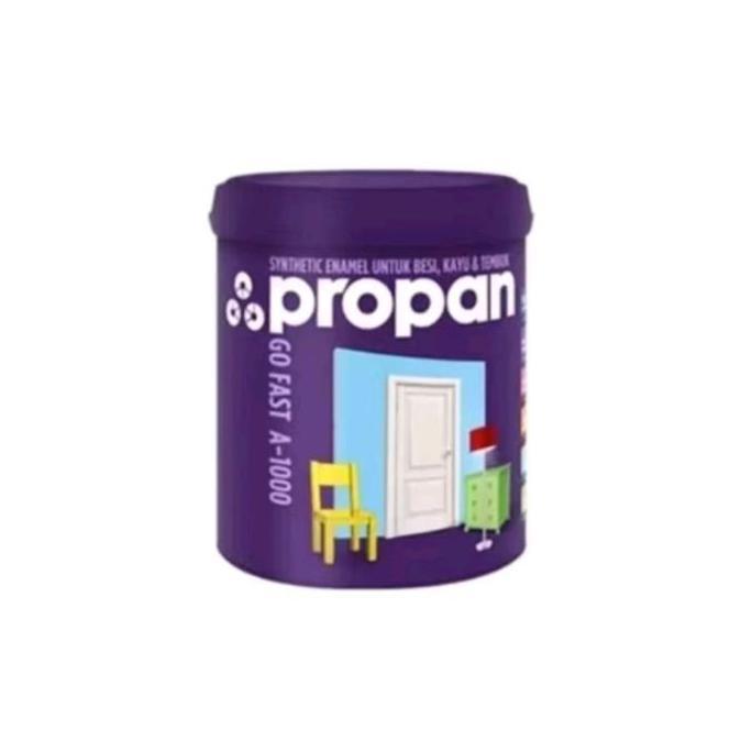 CAT PROPAN GO FAST A -1000  CAT BESI KAYU TEMBOK  1KG  WATERBASED CAT CAMPURAN AIR  WARNA PUTIH HITA